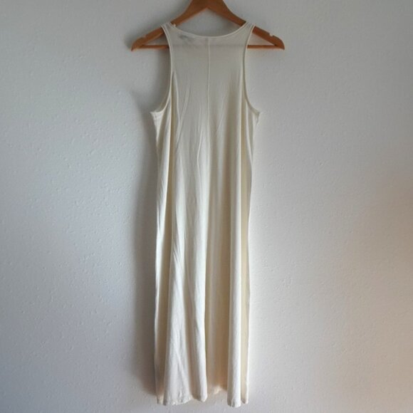 Madewell Tank Dress Women's Size XS White Softfade Pool Beach Cover Up Casual - Picture 7 of 11